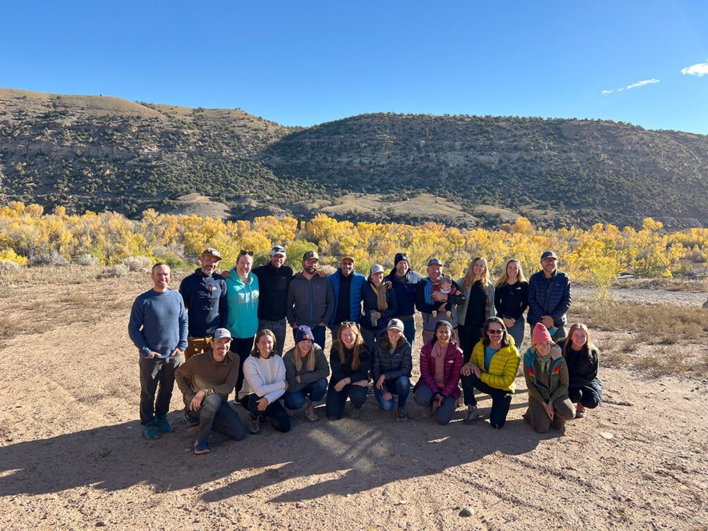 TCA staff, members, grantees, and partners in the Dolores River Canyon Country