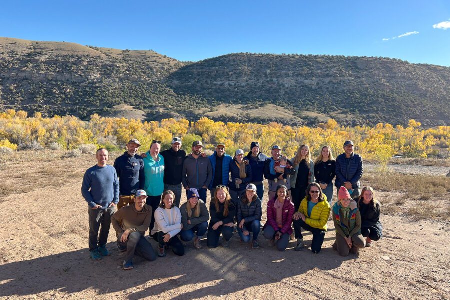 TCA staff, members, grantees, and partners in the Dolores River Canyon Country